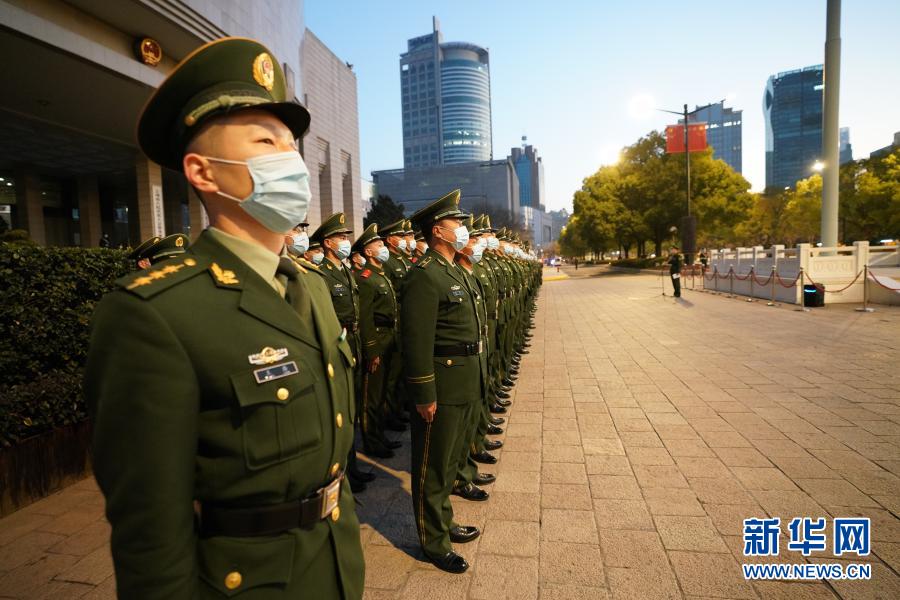 上海武警执勤图片